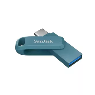 SanDisk Ultra Dual Drive Go/256 GB/USB 3.2/USB-A + USB-C/Modrá