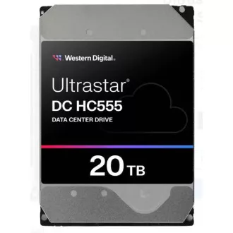 WD Ultrastar DC HC555/20TB/HDD/3.5"/SATA/M.2 SATA/7200 RPM/Strieborná/5R WD Ultrastar DC HC555/20TB/HDD/3.5"/SATA/M.2 SATA/7200 RPM/Strieborná/5R