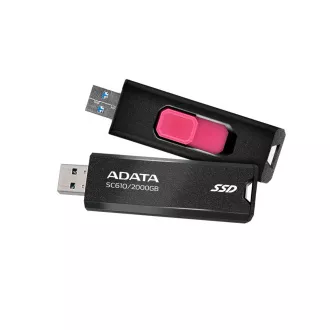 ADATA SC610/2TB/SSD/Externá/Čierna/5R