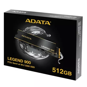 ADATA LEGEND 900/512GB/SSD/M.2 NVMe/Čierna/Heatsink/5R ADATA LEGEND 900/512GB/SSD/M.2 NVMe/Čierna/Heatsink/5R