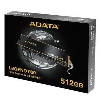 ADATA LEGEND 900/512GB/SSD/M.2 NVMe/Čierna/Heatsink/5R ADATA LEGEND 900/512GB/SSD/M.2 NVMe/Čierna/Heatsink/5R