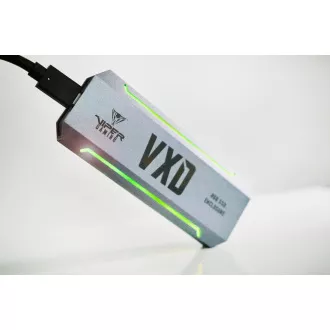 Patriot VXD externý box USB 3.2 M.2 NVMe SSD RGB