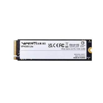PATRIOT VP4300 Lite/4TB/SSD/M.2 NVMe/Čierna/5R
