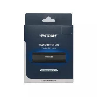Patriot TRANSPORTER Lite/512GB/SSD/Externý/Čierna/3R