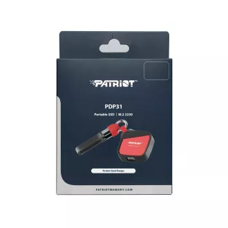 Patriot PDP31/1TB/SSD/Externý/0/Červená/3R