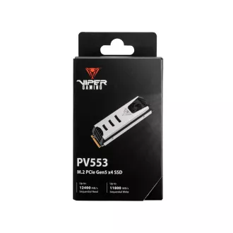 PATRIOT VIPER PV553/2TB/SSD/M.2 NVMe/Strieborná/Heatsink/5R
