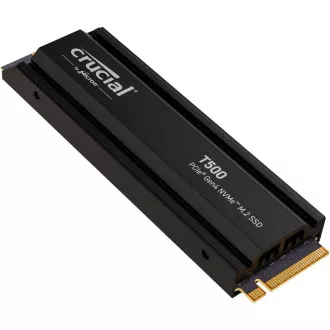 Crucial T500/1TB/SSD/M.2 NVMe/Čierna/Heatsink/5R Crucial T500/1TB/SSD/M.2 NVMe/Čierna/Heatsink/5R