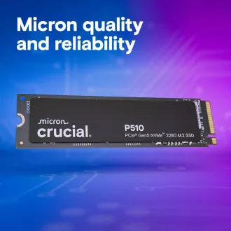 Crucial P510/2TB/SSD/M.2 NVMe/Čierna/5R Crucial P510/2TB/SSD/M.2 NVMe/Čierna/5R