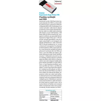 Patriot RAGE Prime/1TB/USB 3.2/USB-A/Biela Patriot RAGE Prime/1TB/USB 3.2/USB-A/Biela