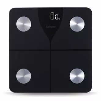 Salente SlimFit, múdra osobná diagnostická fitness váha, Bluetooth, čierna Salente SlimFit, múdra osobná diagnostická fitness váha, Bluetooth, čierna