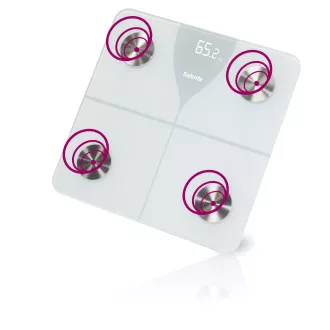 Salente SlimFit, múdra osobná diagnostická fitness váha, Bluetooth, čierna Salente SlimFit, múdra osobná diagnostická fitness váha, Bluetooth, čierna
