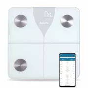 Salente SlimFit, osobná diagnostická fitness váha, Bluetooth, biela