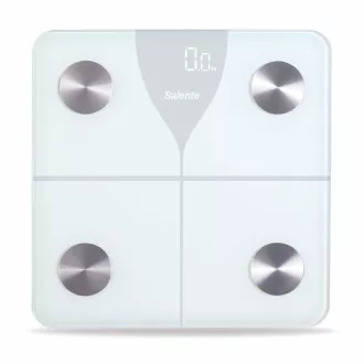 Salente SlimFit, múdra osobná diagnostická fitness váha, Bluetooth, biela Salente SlimFit, múdra osobná diagnostická fitness váha, Bluetooth, biela