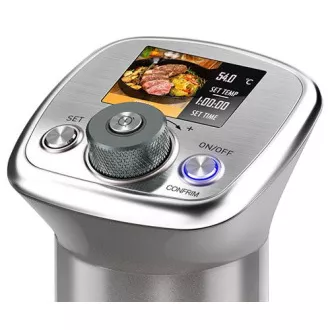 Salente ChefMax, Sous Vide varič s farebným displejom, nerez
