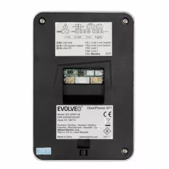 EVOLVEO DoorPhone AP1-2, drôtový videotelefón s aplikáciou, biely
