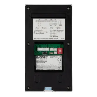 EVOLVEO DoorPhone AP2-2 drôtový videotelefón pre dva byty s aplikáciou, biely