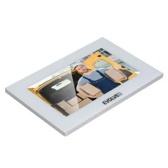 EVOLVEO DoorPhone AP2-2 drôtový videotelefón pre dva byty s aplikáciou, biely