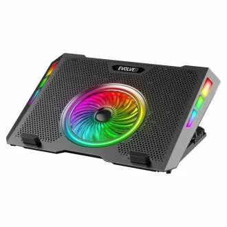 EVOLVEO Ania 16, chladiaca podložka pod notebook, 5x ventilátor, RGB podsvietenie EVOLVEO Ania 16, chladiaca podložka pod notebook, 5x ventilátor, RGB podsvietenie
