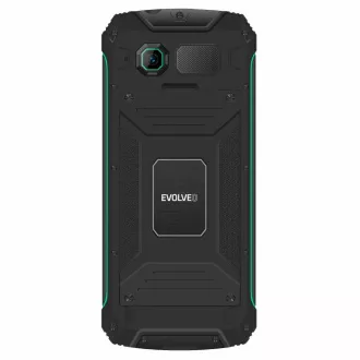 EVOLVEO StrongPhone W4, IP68 odolný Dual SIM telefón, 2,8" LCD, 2500mAh, Powerbanka, čierno-zelený