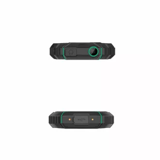 EVOLVEO StrongPhone W4, IP68 odolný Dual SIM telefón, 2,8" LCD, 2500mAh, Powerbanka, čierno-zelený