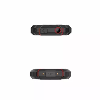 EVOLVEO StrongPhone W4, IP68 odolný Dual SIM telefón, 2,8" LCD, 2500mAh, Powerbanka, čierno-červený
