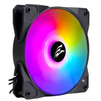 EVOLVEO 12FMB, ventilátor, 120mm, 4pin molex, ARGB, master, čierny