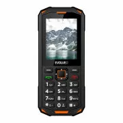 EVOLVEO StrongPhone X5, vodotesný odolný Dual SIM telefón, čierno-oranžová