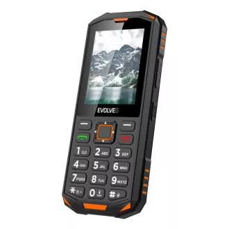EVOLVEO StrongPhone X5, vodotesný odolný Dual SIM telefón, čierno-oranžová EVOLVEO StrongPhone X5, vodotesný odolný Dual SIM telefón, čierno-oranžová