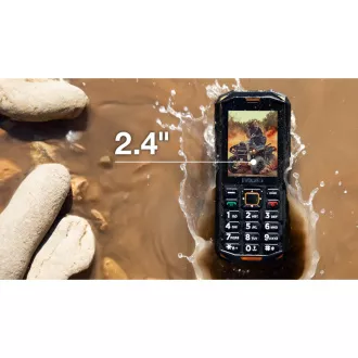 EVOLVEO StrongPhone X5, vodotesný odolný Dual SIM telefón, čierno-oranžová EVOLVEO StrongPhone X5, vodotesný odolný Dual SIM telefón, čierno-oranžová