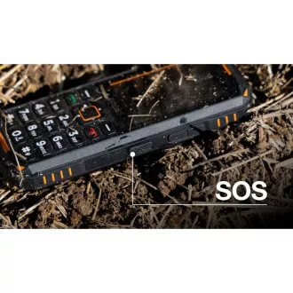 EVOLVEO StrongPhone X5, vodotesný odolný Dual SIM telefón, čierno-oranžová EVOLVEO StrongPhone X5, vodotesný odolný Dual SIM telefón, čierno-oranžová