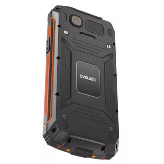 EVOLVEO StrongPhone Z6, IP68 odolný Dual SIM telefón, 2,8" LCD, 4000mAh, Powerbanka, čierno-oranžový