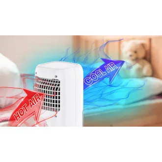 Salente IceTop, stolný ochladzovač & ventilátor & zvlhčovač vzduchu 3v1, biely