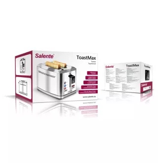 Salente ToastMax hriankovač s digitálnym displejom, nerez