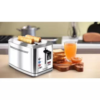 Salente ToastMax hriankovač s digitálnym displejom, nerez