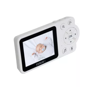 EVOLVEO Baby Monitor N3, detská videoopatrovateľka, ružová