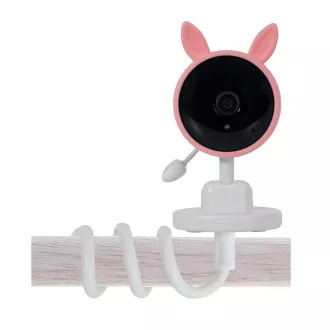 EVOLVEO Baby Monitor N3, detská videoopatrovateľka, ružová