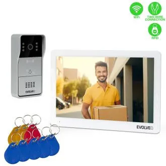 EVOLVEO DoorPhone 10-2W - 2 drôtový videotelefón s aplikáciou 32GB pamäťou EVOLVEO DoorPhone 10-2W - 2 drôtový videotelefón s aplikáciou 32GB pamäťou