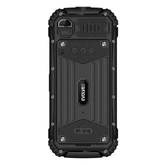 EVOLVEO StrongPhone Q1, IP68 odolný Dual SIM telefón, 2,4" LCD, 1800mAh, čierny