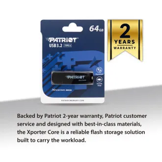 Patriot XPORTER CORE/32GB/USB 3.2/USB-A/Čierna Patriot XPORTER CORE/32GB/USB 3.2/USB-A/Čierna