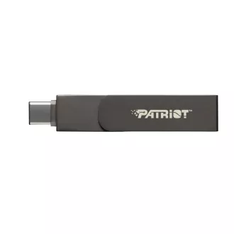 Patriot iLuxe Stick C MFi/512GB/USB 3.2/Lightning + USB-C/Čierna