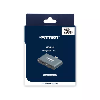 256GB Patriot HUB + úložisko MD300 USB-C+ HDMI