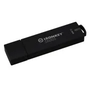 Kingston Ironkey D500S/64GB/USB 3.2/USB-A/Čierna
