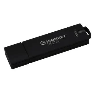 Kingston Ironkey D500S/128GB/USB 3.2/USB-A/Čierna