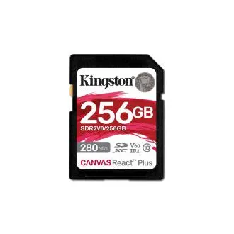 Kingston Canvas React Plus/SDXC/256GB/UHS-II U3/Class 10 Kingston Canvas React Plus/SDXC/256GB/UHS-II U3/Class 10