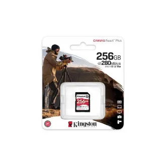 Kingston Canvas React Plus/SDXC/256GB/UHS-II U3/Class 10 Kingston Canvas React Plus/SDXC/256GB/UHS-II U3/Class 10