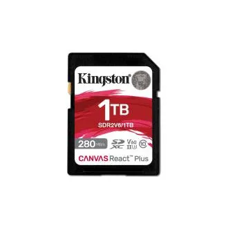 Kingston Canvas React Plus/SDXC/1TB/UHS-II U3 / Class 10 Kingston Canvas React Plus/SDXC/1TB/UHS-II U3 / Class 10