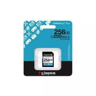 Kingston Canvas Go Plus/SDXC/256 GB/UHS-I U3 / Class 10
