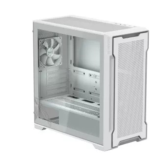 GIGABYTE C102 GLASS ICE/Midi Tower/Transpar./Biela