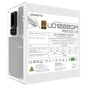 GIGABYTE zdroj 1000W 80PLUS Gold Modular PG5 ICE