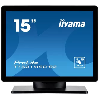 15" iiyama T1521MSC-B2: IPS, XGA, PCAP, HDMI 15" iiyama T1521MSC-B2: IPS, XGA, PCAP, HDMI